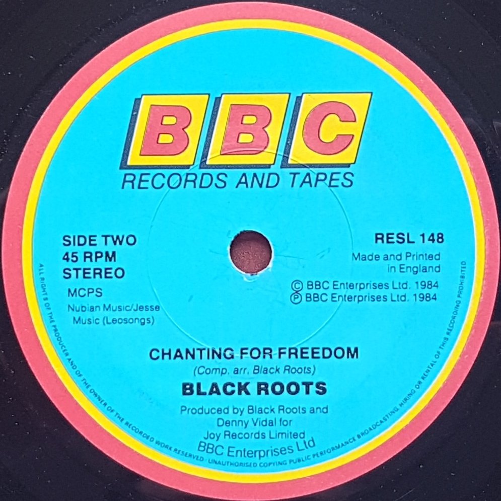 RESL 148 The front line Black Roots from the BBC records and Tapes library Label